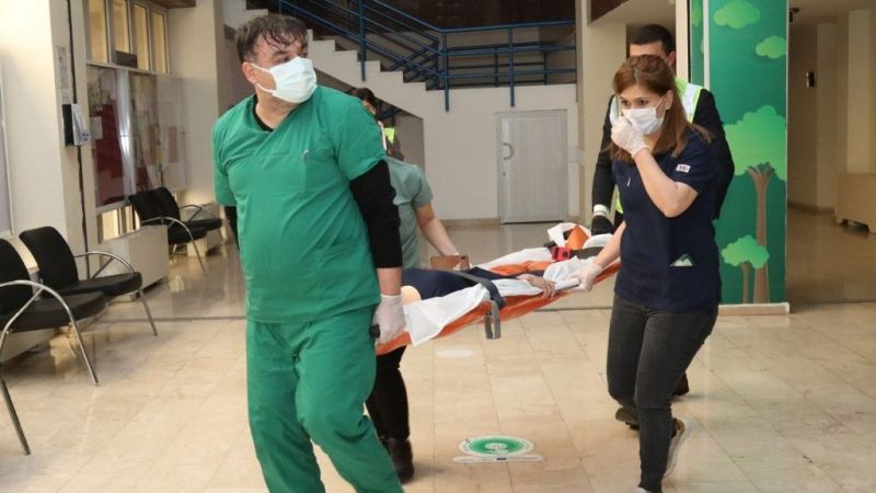 Gaziantep Büyükşehir’den gerçeği aratmayan deprem tatbikatı 4