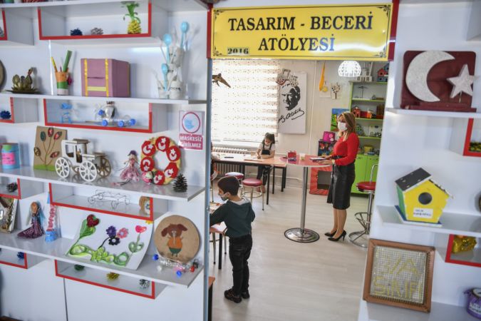 Gaziantep'te dezavantajlı mahallenin "koleji andıran" okulu dikkati çekiyor 2