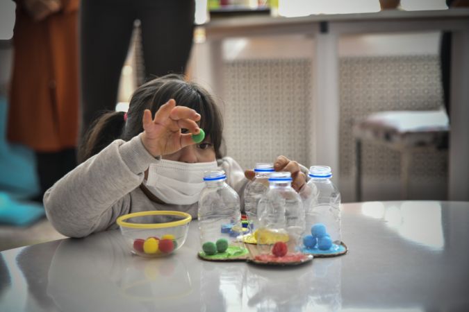 Gaziantep'te dezavantajlı mahallenin "koleji andıran" okulu dikkati çekiyor 17