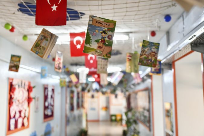 Gaziantep'te dezavantajlı mahallenin "koleji andıran" okulu dikkati çekiyor 25