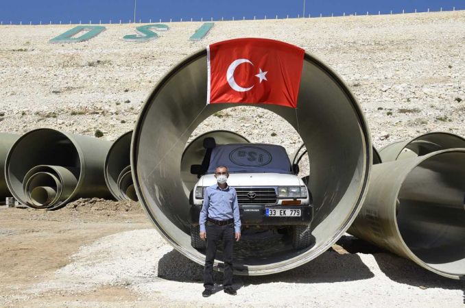 DSİ Genel Müdürü Yıldız, Gaziantep ve Kahramanmaraş'ta devam eden sulama inşaatlarını inceledi: 1