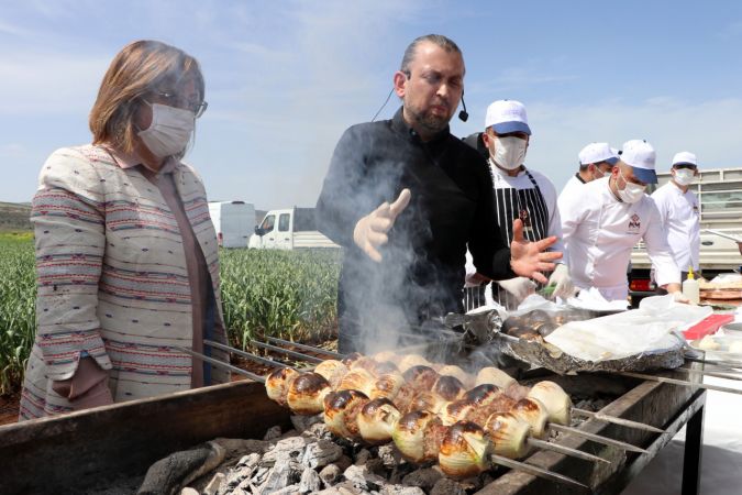 "Beyaz altın" Araban sarımsağında hasat heyecanı 3