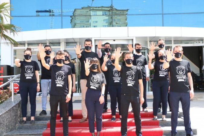 Gaziantep’te Sağlıkçıya Şiddete Hayır Günü etkinliği 1