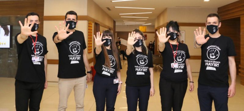 Gaziantep’te Sağlıkçıya Şiddete Hayır Günü etkinliği 2