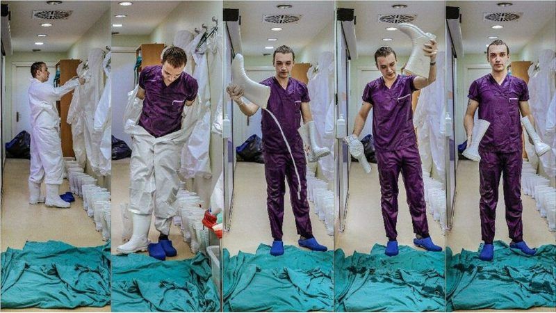 Kare...Kare...Gaziantep dahil Tüm Türkiye'deki Sağlık Çalışanlarının Korona Mücadelesi...Koronavirüs salgınından inanılmaz kareler... O fotoğrafın hikayesini anlattı 6