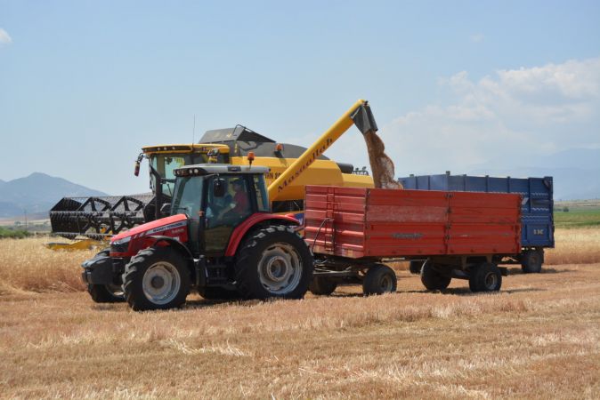 Hububat hasadına başlandı 2