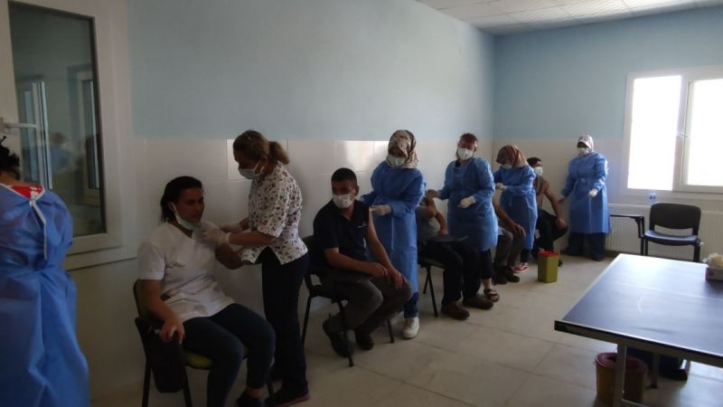 Gaziantep’te sanayi çalışanları aşılanıyor 3