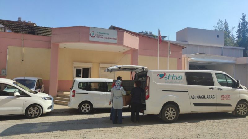 Amanos dağı eteklerinde zorlu aşı çalışmaları devam ediyor 4