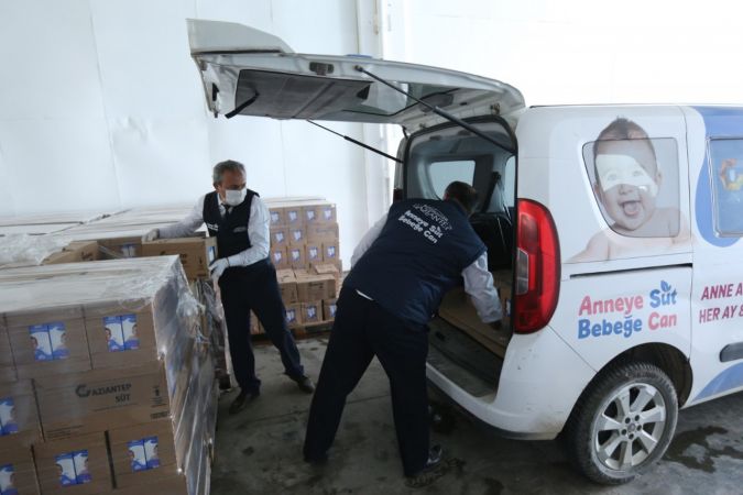 Gaziantep Büyükşehir “anneye süt bebeğe can” ile 2 milyon litre süt dağıttı 5