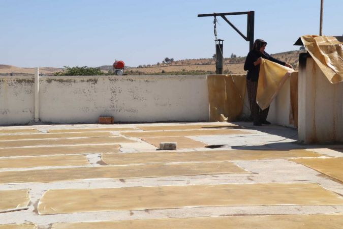 Gaziantep'te kadınların bastık mesaisi 1