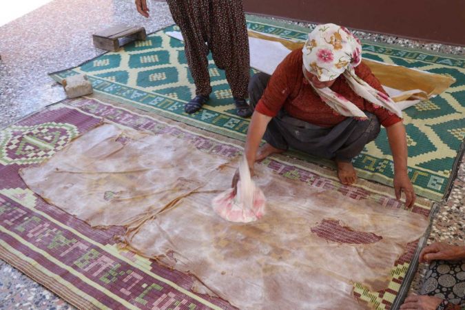 Gaziantep'te kadınların bastık mesaisi 4
