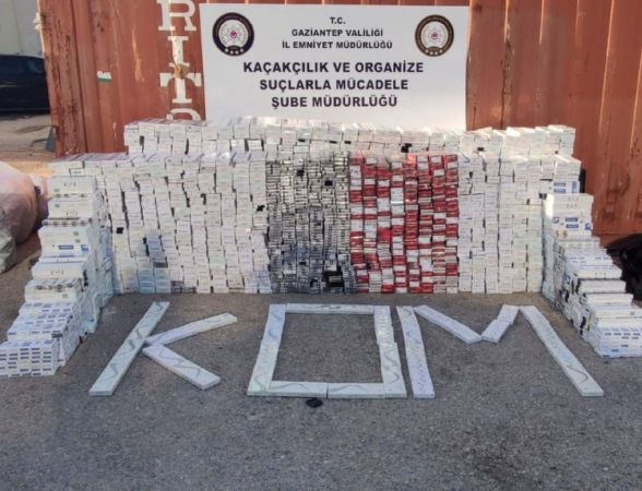 Son Dakika: Foto Haber....Gaziantep’te Kaçak Sigaraya 37 Bin Paketlik Darbe! 2