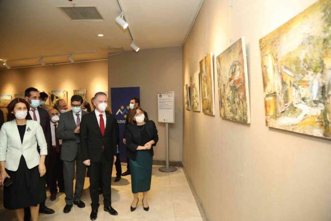 Sloven sanatçılar Gaziantep’i resmetti 2