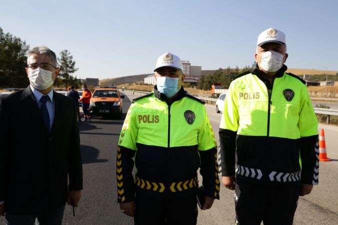 Gaziantep'te drone ile trafik denetiminde 20 sürücüye ceza kesildi 1