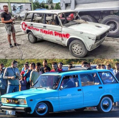 Foto Haber: Otomobilleri yeniden yaratıyor, taleplere yetişemiyor! Türkiye'nin dört bir yanından geliyorlar 1