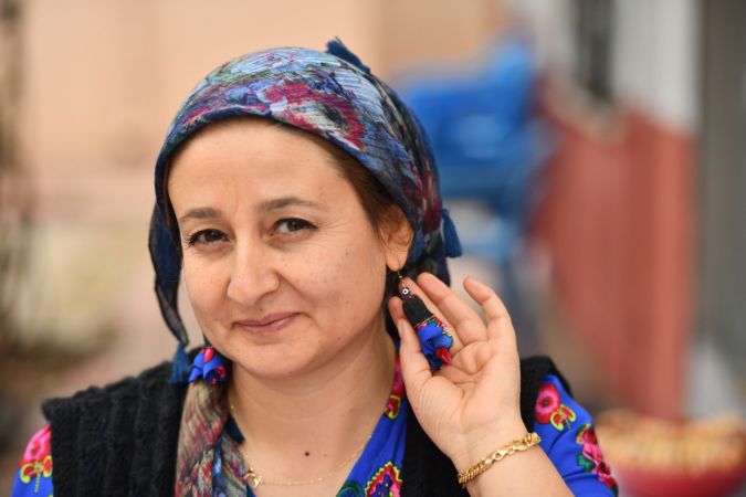 Foto Haber...Gastronomi kentinin patlıcan kurutmalıkları takıya dönüştü 1