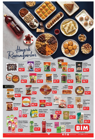 BİM 1 Nisan 2022 aktüel ürünler kataloğu yayınladı! BİM'de bu cuma Ramazan ayı için özel indirimler var. BİM'de bu hafta Cuma neler var? 5