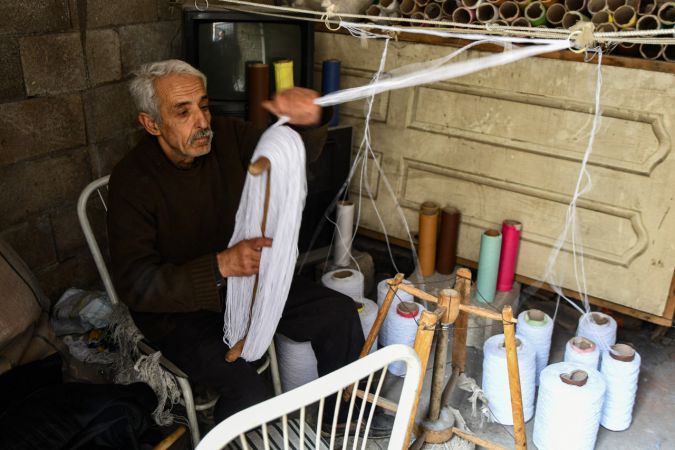 Gaziantep'te yaklaşık 60 yıldır mağarada kendir üretiyor...Gaziantep'in Unutulan El Emeği Mesleği 26