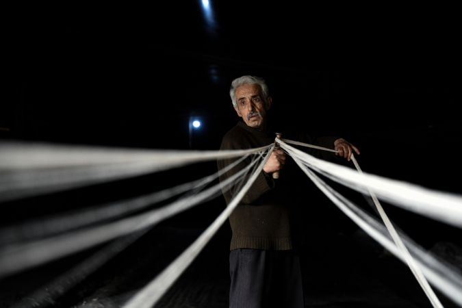 Gaziantep'te yaklaşık 60 yıldır mağarada kendir üretiyor...Gaziantep'in Unutulan El Emeği Mesleği 29