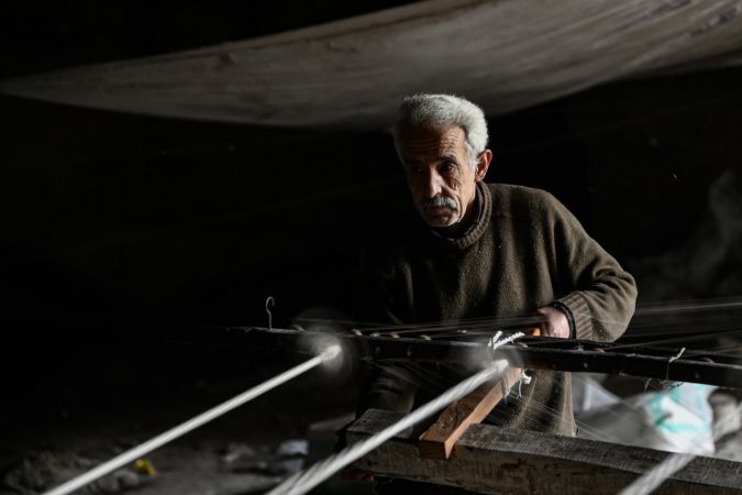 Gaziantep'te yaklaşık 60 yıldır mağarada kendir üretiyor...Gaziantep'in Unutulan El Emeği Mesleği 32