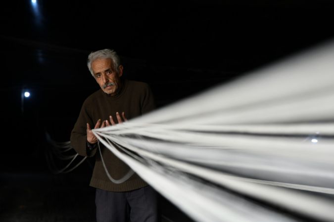 Gaziantep'te yaklaşık 60 yıldır mağarada kendir üretiyor...Gaziantep'in Unutulan El Emeği Mesleği 33