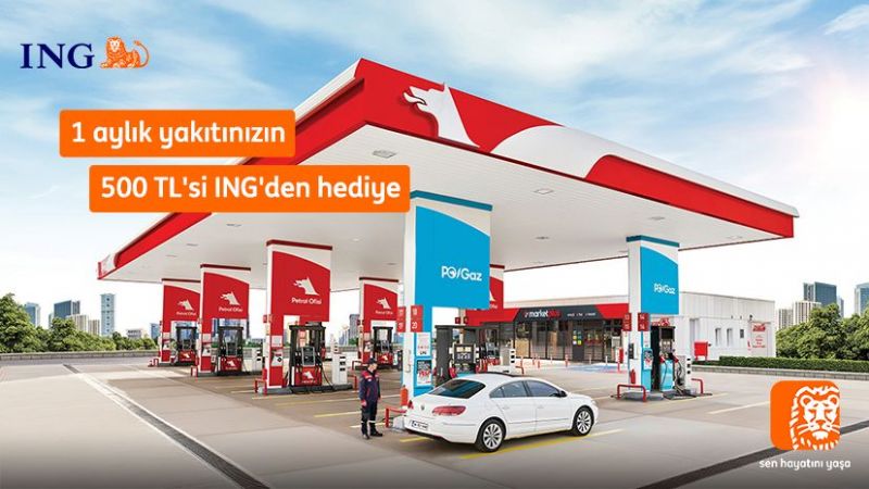 ING Bank Gündemi Sallayan Kampanyayı Açıkladı: Her Ay 500 TL'lik Akaryakıt Verecek! Hem de 1 Yıl Boyunca! Ücretsiz Deponuz Doluyor! 2