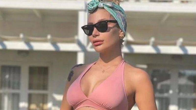 İrem Derici Kırmızı Bikiniyi Giydi Ortalık Alev Aldı! Fiziğine Binlerce Beğeni Geldi! 3