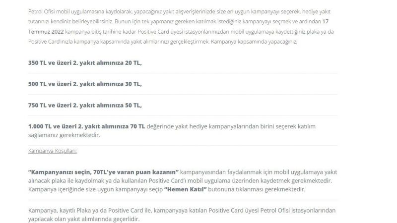 Petrol Ofisi Kampanya Seçimini Size Bıraktı, Yakıt Harcamalarına 70 TL Hediye Dönemi Başladı! 3