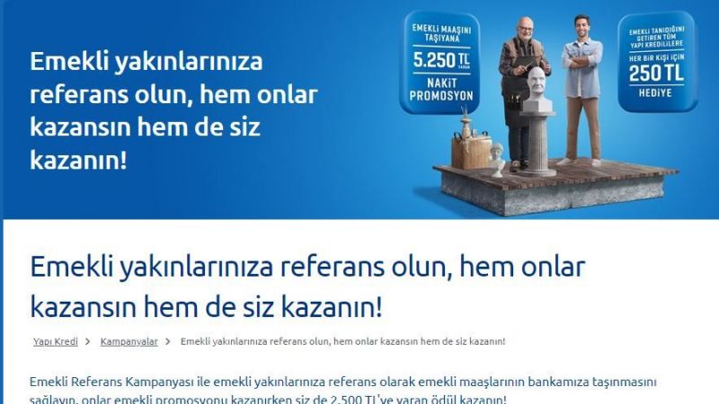 Yapı Kredi Bankası'ndan Emeklilere Çıldırtan Teklif: Temmuz Ayının Sonuna Kadar Maaş Hesabını Taşıyanlara 7 Bin 750 TL'ye Kadar Ek Ödeme Yapılacak! 4