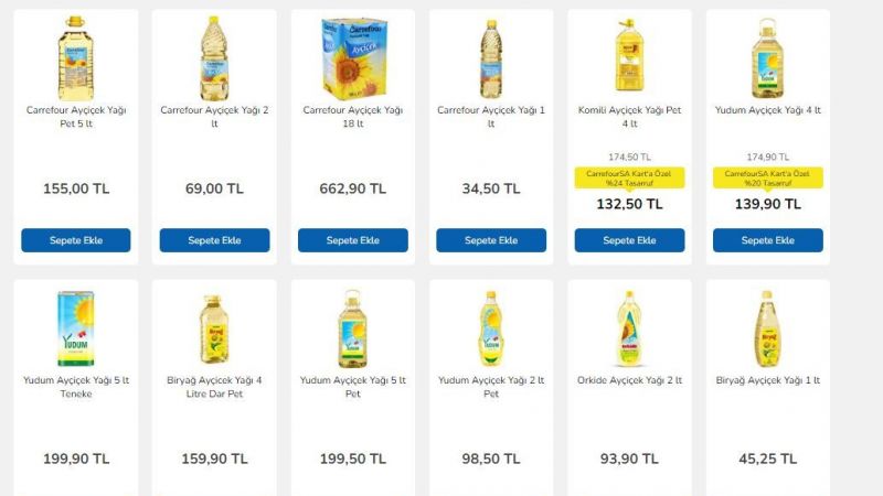 Carrefoursa, Migros ve A101, Tüm Sıvıyağ Ürünlerinde İndirime Gittiklerini Duyurdu! Zeytinyağı, Ayçiçek Yağı ve Diğer Yağ Ürünleri Dip Fiyatlardan Satışa Sunuldu! 4