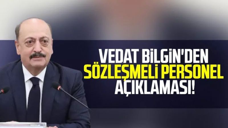 EYT'liler ve Sözleşmeli Kamu Personelleri İçin Düzenleme Çalışmalarına Başlandı! Bakan Vedat Bilgin, EYT Yasası'nın Meclis'e Sunulacağı Tarihi Açıkladı! 3