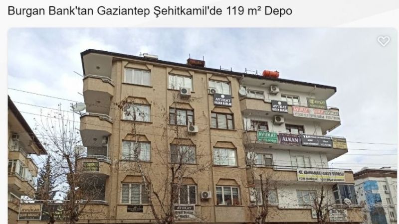 Burgan Bank'tan Her Bütçeye Uygun Satılık Gayrimenkul İlanları! Gaziantep İlinde 3 Yeni Satılık Gayrimenkul! En Pahalısı 224 Bin TL! Bu Fırsat Kaçmaz! 3