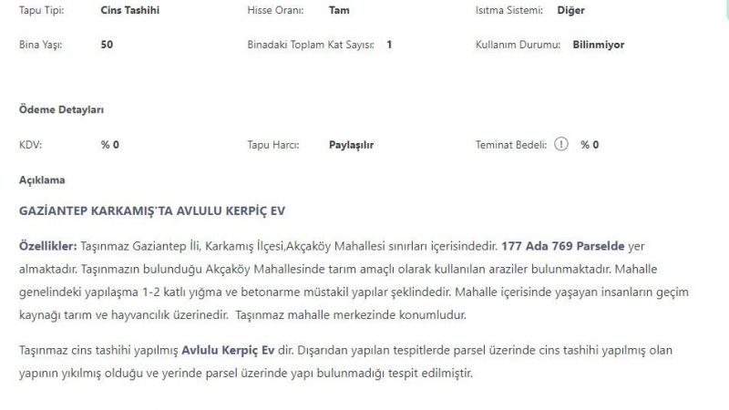 Gaziantep'te Bu Fiyata Ev Yok! 31 Bin TL'ye Düştü! Kaçırılmayacak Gayrimenkul Fırsatı! 3