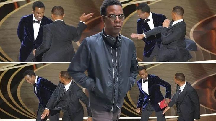 Oscar Töreninde Will Smith'ten Tokat Yiyen Chris Rock, İlk Kez Konuştu: Sözlerden İncindiğini Söyleyen Kimse Yüzüne Yumruk Yememiştir! 2