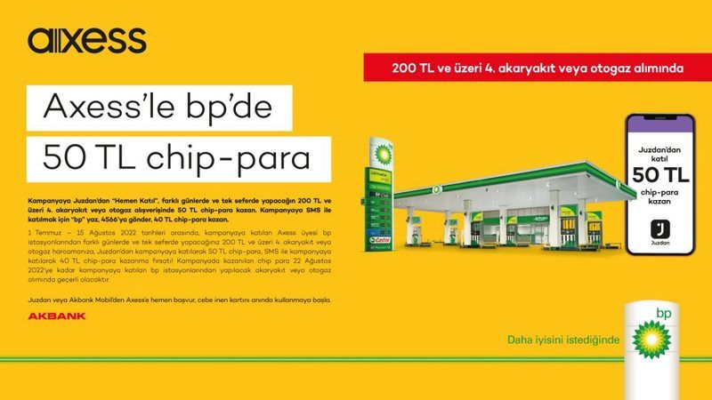 Axess Kampanyayı Başlattı: BP İstasyonlarında Akaryakıt ve Otogaz Harcamalarına 50 TL İndirim! 3