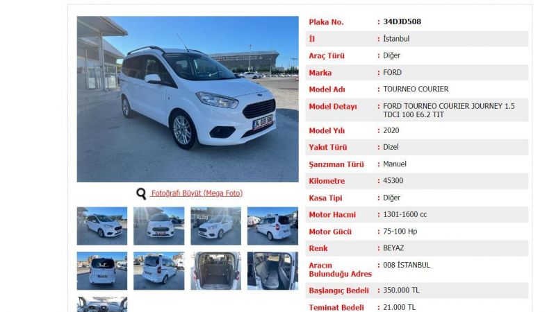 Ziraat Bankası Satılık Araçlarını Duyurdu! 2020 Model Citroen C-Elysee 340 Bin TL'ye Düştü! 3