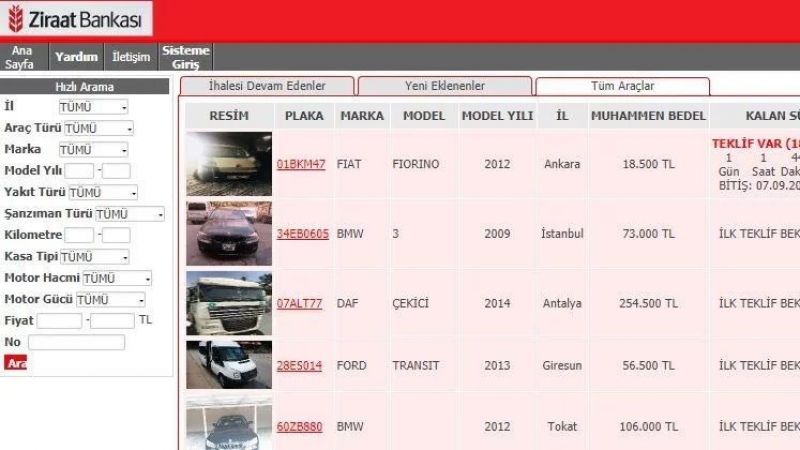 İkinci El Araç Bakanlara, Ziraat Bankası'ndan Uygun Fiyatlı Satılık Araç İlanı! 2018 Model Renault Symbol 280 Bin TL'den Satışta! 2