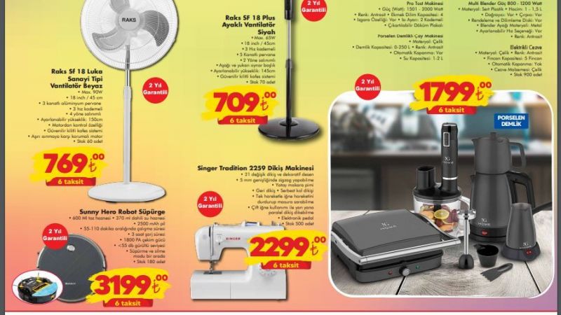ŞOK Özel İndirimlerini Duyurdu! Sezon Sonu Fırsatlarında Buzdolabından Salıncağa Kadar Yok Yok! 3