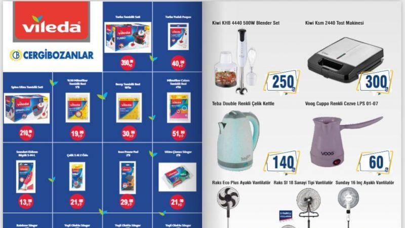 Cergibozanlar Market'te İndirim Rüzgarı! Vileda Temizlik Setleri, Kahvaltılık Ürünler, Mutfak Gereçleri Ve Daha Pek Çok Ürün İçin Uzun Kuyruklar Oluştu! 2