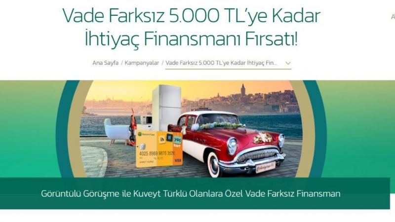 Nakde Sıkışanlar Dikkat! Kuveyt Türk Vade Farksız 5.000 TL İhtiyaç Finansmanı Veriyor! 3