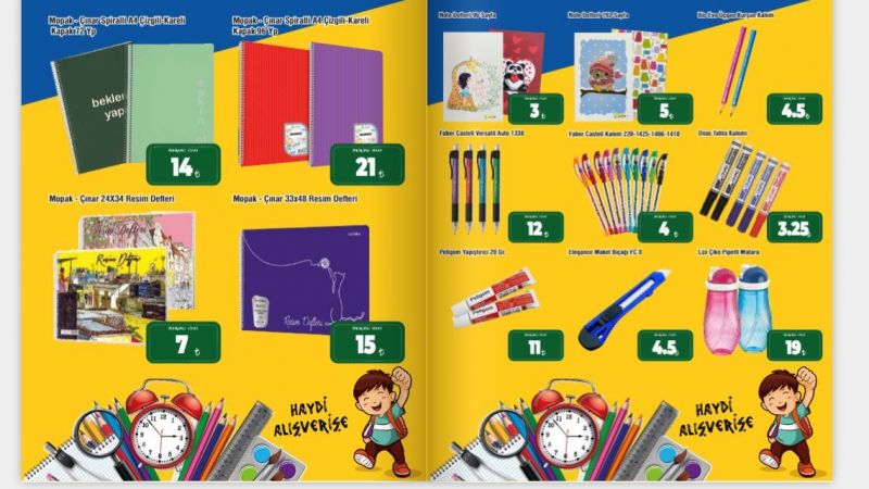 Gaziantep'te Kırtasiyede Dev İndirim!  Gaziantep'te Okullar Açıldı! 1- 30 Eylül Cergibozanlar Market İndirimli Ürün Kataloğu Yayınlandı: Kırtasiye Ürünleri Ve Okul Çantaları Yarı Fiyattan Satışa Sunuldu! 2