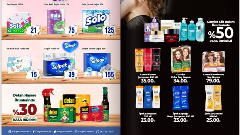 Gaziantep Cergibozanlar Market'te İndirimli Ürünler İçin Son 5 Gün! Beyaz Peynir 53 TL'ye, Sucuk 27 TL'ye Düştü! 3