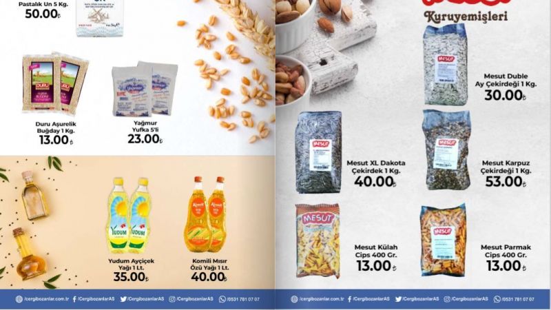 Gaziantep Cergibozanlar Market'in Dev İndirim Kampanyası İçin Son İki Gün! Temel Gıda Ürünleri İle Temizlik Ve Kişisel Bakım Ürünlerinin Fiyatları Dibe Çekildi! 3