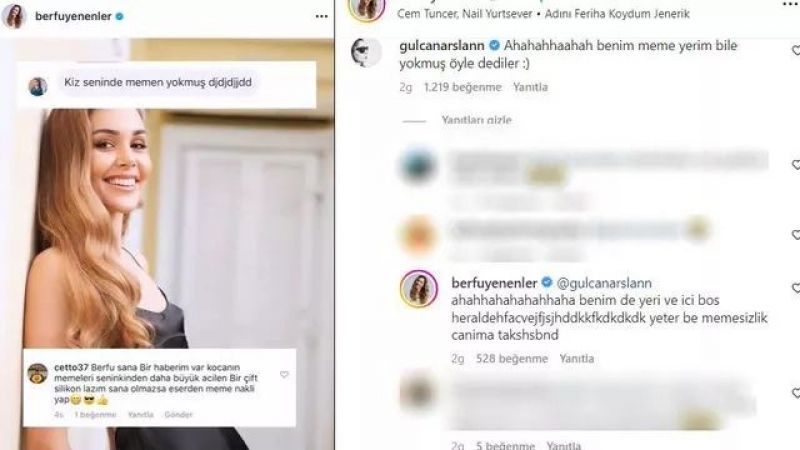 Berfu Yenenler Kendisine Yapılan “Meme” Yorumlarına Kayıtsız Kalamadı, O Paylaşıma Gülcan Arslan’dan Da “Memeli” Bir Yanıt Geldi! 3