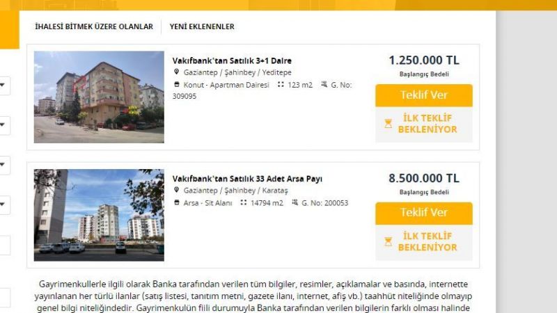 Vakıfbank’tan Satışa Çıktı! 425 Bin TL’ye Üzerine Apartman Dikilecek Arsanın İhalesi Başladı! Hem De Zemin Dahil 8 Katlı Apartman! 3