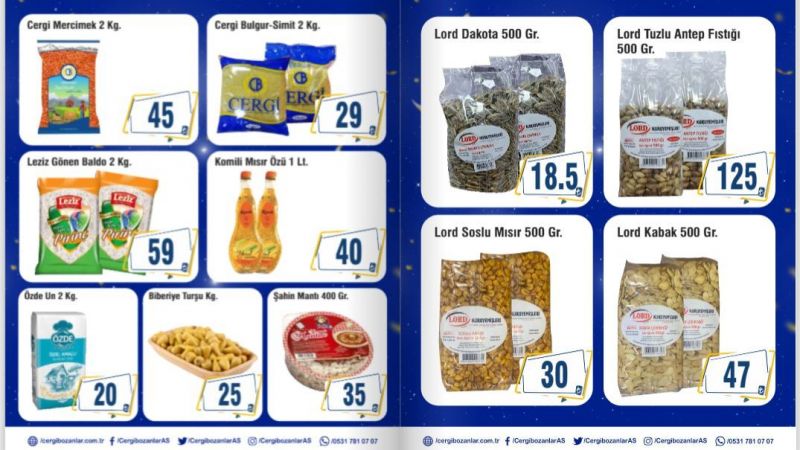 Cergibozanlar Market'te İndirim Günleri Başladı! Kuruluş Yıldönümü Kutlamalarına Tüm Halk Davetli! Temizlik Ürünleri, Deterjanlar Ve Gıda Ürünleri Yarı Fiyattan Satışa Sunuldu! 4