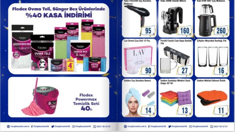 Poşetini Kapan Markete Gitsin! Cergibozanlar Market İndirimlerinde Son 2 Gün! Yüzde 60'a Varan İndirimli Fiyatlar, Yüzleri Güldürdü! 2