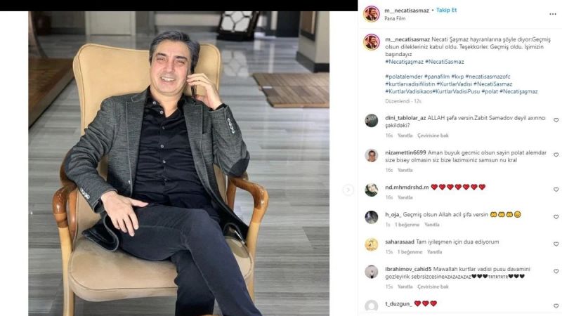 Kurtlar Vadisi’nin Polat Alemdar’ı Necati Şaşmaz, Hastaneye Kaldırıldı! Ünlü Oyuncunun Sağlık Durumuna İlişkin İlk Açıklama Geldi! “İşimizin Başındayız…” 4