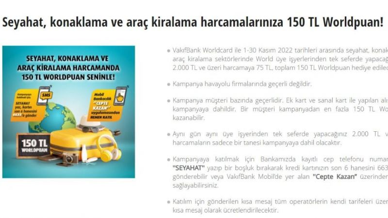 Seyahat Harcaması ve Otel Masraflarını Ucuza Getirecek Kampanya Başladı: Tek Tuşla 150 TL İndirim Fırsatı Anında Hesaba Düşüyor! 3