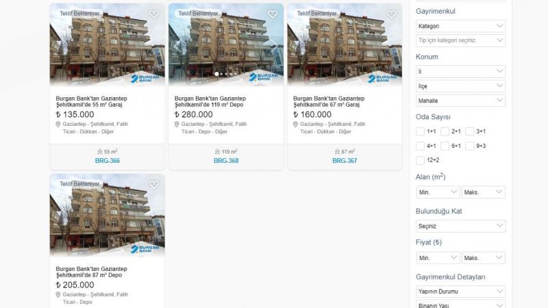 Gaziantepliler Dikkat! Bütçenize Göre Satılık Gayrimenkul İlanları Yayınlandı! En Pahalısı 280 Bin TL! Bu Fiyatlar Kaçmaz! 2